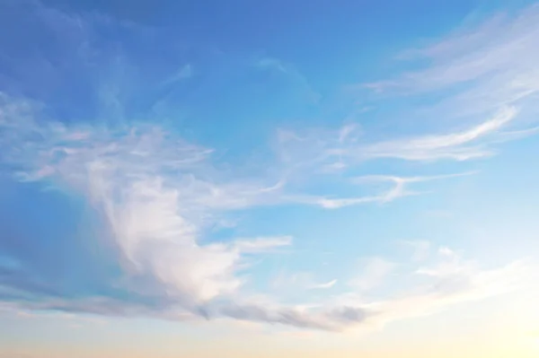 Голубое Небо Облака Фон Абстрактный Пейзаж Пейзаж Природа Рай Воздух — стоковое фото