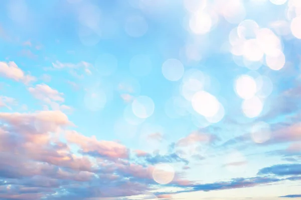 Mavi Gökyüzü Arka Planda Soyut Gökyüzü Manzarası Cennet Havası — Stok fotoğraf