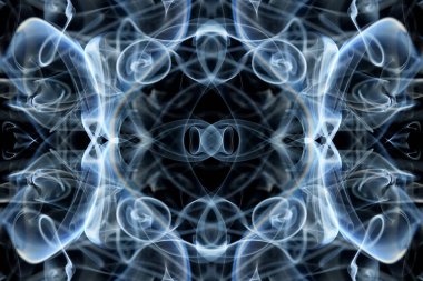 soyut grafikler siyah fraktal yansıma sembolü, tasarım efekti meditasyon arkaplanı