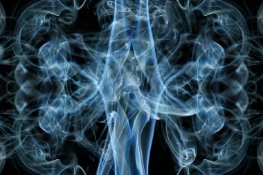 soyut grafikler siyah fraktal yansıma sembolü, tasarım efekti meditasyon arkaplanı