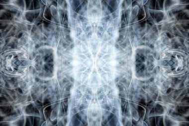 soyut grafikler siyah fraktal yansıma sembolü, tasarım efekti meditasyon arkaplanı