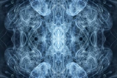 soyut grafikler siyah fraktal yansıma sembolü, tasarım efekti meditasyon arkaplanı