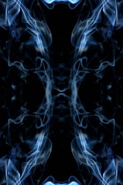 soyut grafikler siyah fraktal yansıma sembolü, tasarım efekti meditasyon arkaplanı