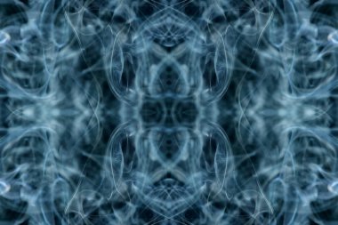 soyut grafikler siyah fraktal yansıma sembolü, tasarım efekti meditasyon arkaplanı