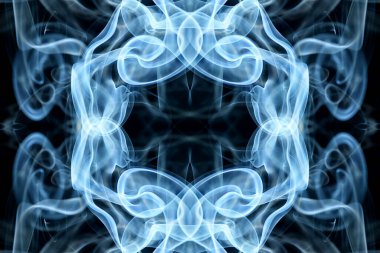 soyut grafikler siyah fraktal yansıma sembolü, tasarım efekti meditasyon arkaplanı