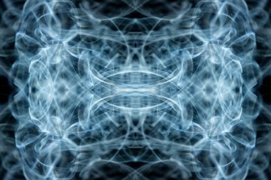 soyut grafikler siyah fraktal yansıma sembolü, tasarım efekti meditasyon arkaplanı