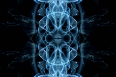 soyut grafikler siyah fraktal yansıma sembolü, tasarım efekti meditasyon arkaplanı