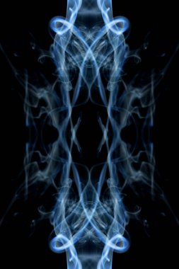 soyut grafikler siyah fraktal yansıma sembolü, tasarım efekti meditasyon arkaplanı