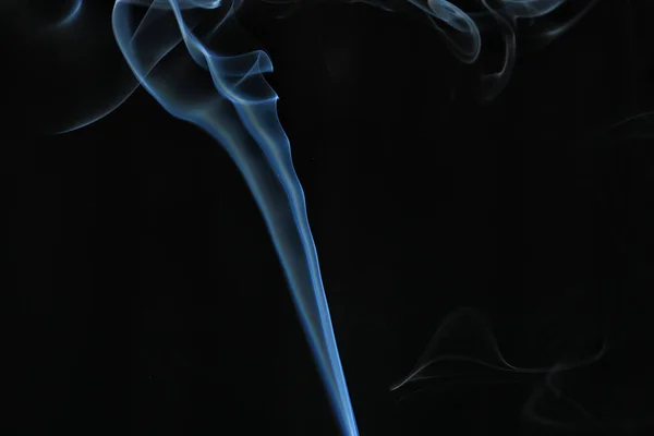 Texture Smoke Black Background Bract Air Waves Fog — Stock Photo, Image