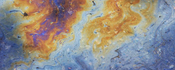 Abstracto Fondo Gasolina Arte Coloreado Textura Aceite Multicolor Arco Iris — Foto de Stock