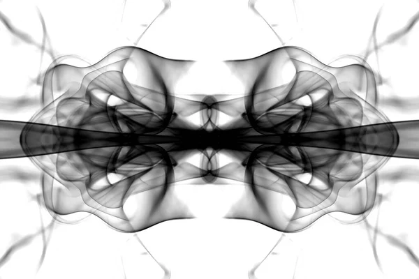 Abstract Graphics Black White Fractal Reflection Symbol Design Effect Meditation — Stock Photo, Image