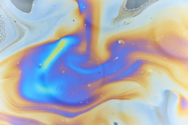 Экологическая Катастрофа Разливе Нефти Промышленное Загрязнение Природы Абстракция Токсичной Воды — стоковое фото