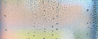 cam mavi arka plan soyut, şeffaf soğuk arkaplan suyu sıçratır