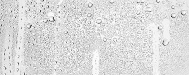 beyaz arkaplan suyu cam üzerine düşer, soyut tasarım duvar kağıdını kaplar