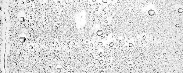 Vit Bakgrund Vatten Droppar Glas Abstrakt Design Overlay Tapet — Stockfoto