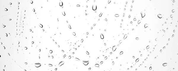 Witte Achtergrond Water Druppels Glas Abstract Ontwerp Overlay Wallpaper — Stockfoto