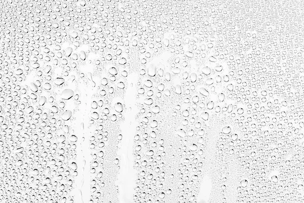 Białe Tło Wody Krople Szkle Abstrakcyjny Design Nakładki Tapety — Zdjęcie stockowe
