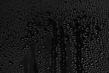 arkaplan su damlaları siyah cam, tam fotoğraf boyutu, kaplama katman tasarımı