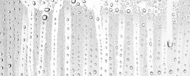 beyaz arkaplan suyu cam üzerine düşer, soyut tasarım duvar kağıdını kaplar