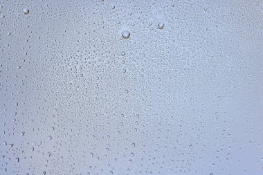 cam mavi arka plan soyut, şeffaf soğuk arkaplan suyu sıçratır