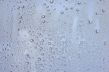 cam mavi arka plan soyut, şeffaf soğuk arkaplan suyu sıçratır