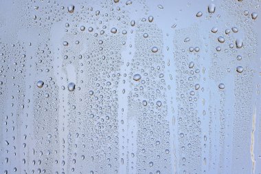 cam mavi arka plan soyut, şeffaf soğuk arkaplan suyu sıçratır