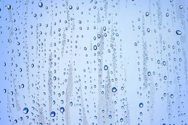 Капли Стекла Синий Фон Абстрактный Прозрачный Холодный Фон Воды Брызги — стоковое фото