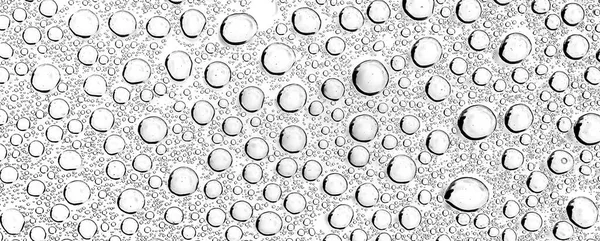 Fondo Blanco Gotas Agua Sobre Vidrio Diseño Abstracto Superposición Fondo —  Fotos de Stock