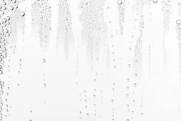 Fundo Branco Gotas Água Vidro Design Abstrato Sobreposição Papel Parede — Fotografia de Stock
