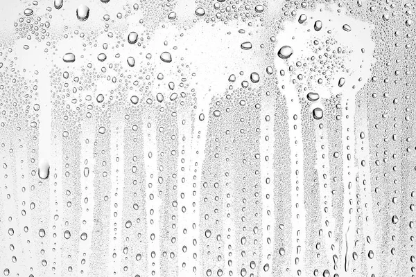 Bílá Pozadí Voda Kapky Sklo Abstraktní Design Překrytí Tapety — Stock fotografie