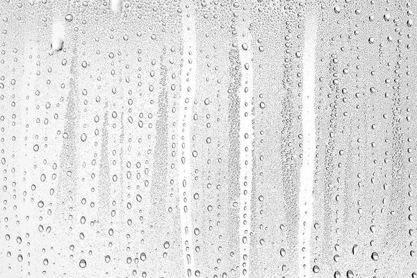 Vit Bakgrund Vatten Droppar Glas Abstrakt Design Overlay Tapet — Stockfoto