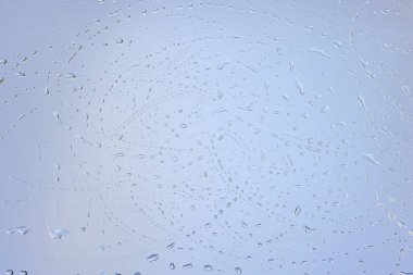 cam mavi arka plan soyut, şeffaf soğuk arkaplan suyu sıçratır