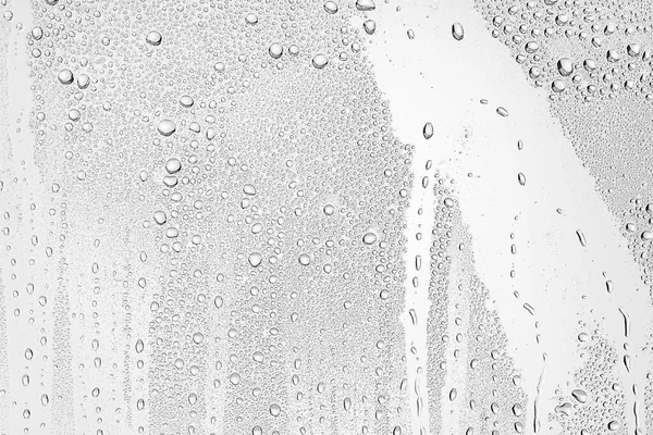 White Background Water Drops Glass Abstract Design Overlay Wallpaper — Stock Photo, Image