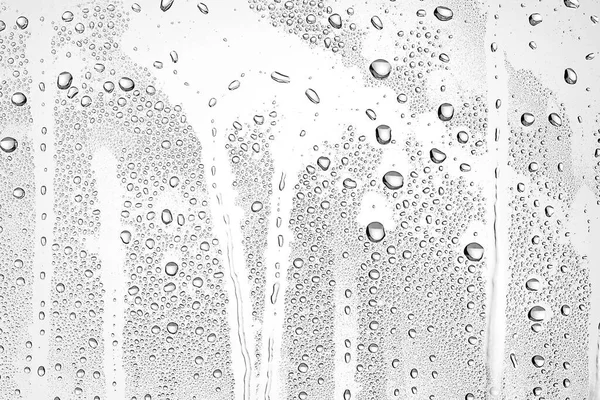Білий Фон Краплі Води Склі Абстрактний Дизайн Накладки Шпалер — стокове фото