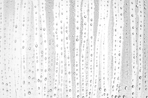 Fundo Branco Gotas Água Vidro Design Abstrato Sobreposição Papel Parede — Fotografia de Stock