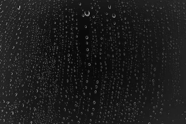 Background Water Drops Black Glass Full Photo Size Overlay Layer — Stock Photo, Image