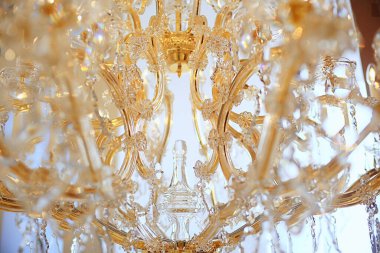 crystal chandelier element candelabrum lamp light luxury background clipart