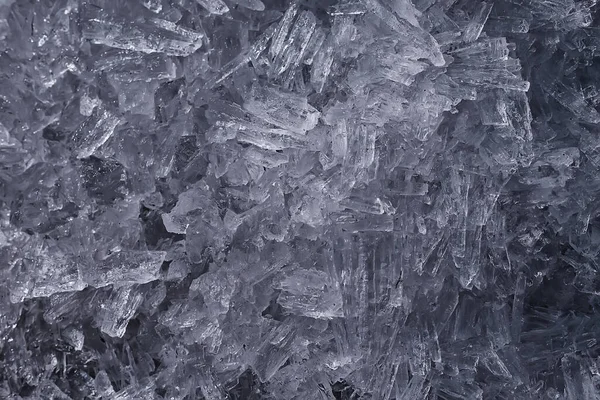cold background ice broken, crystal frost winter snow abstract