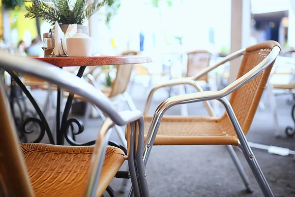 Taza Servir Café Café Desayuno Aire Libre — Foto de Stock