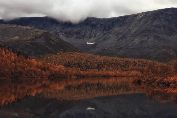 Altai Berglandschaft Panorama Herbst Landschaft Hintergrund Herbst Natur Blick — Stockfoto