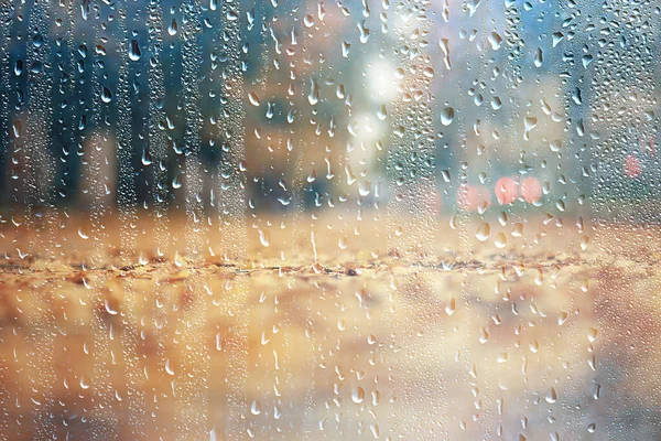 Abstrakte Herbst Hintergrund Regen Blätter Tapete Park — Stockfoto