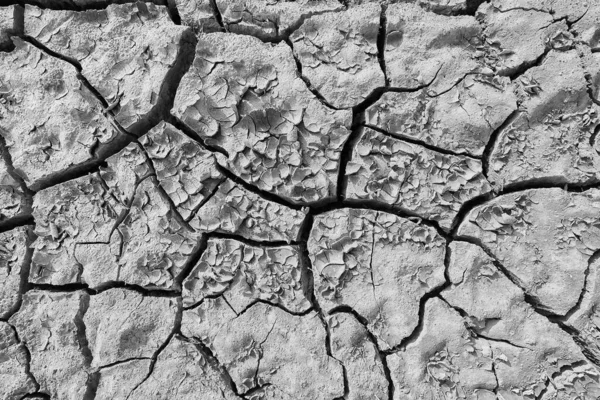 Textura Deserto Seca Fundo Abstrato Terra Rachado Aquecimento Global — Fotografia de Stock