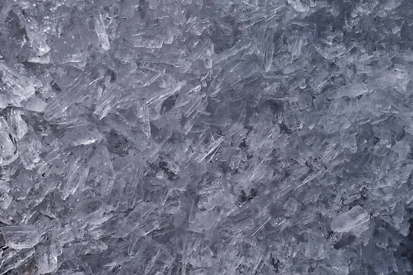 Холодний Фон Зламаний Лід Кришталевий Мороз Зимовий Сніг Абстрактний — стокове фото