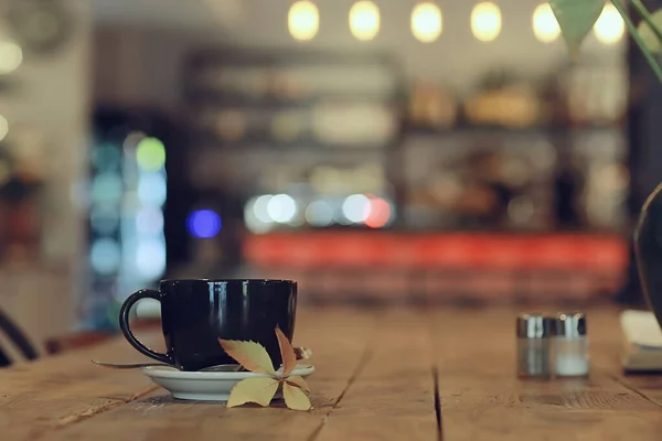 Šálek Sloužící Kavárně Káva Venkovní Snídaně — Stock fotografie