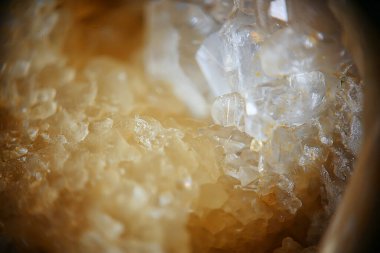 Kuvars kristalleri doğa druse değerli taş