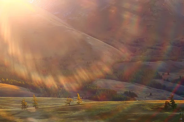 Altai Horská Krajina Panorama Podzim Krajina Pozadí Podzim Příroda Pohled — Stock fotografie