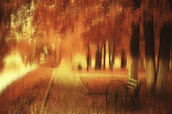 Blurred Background Autumn Nature Landscape Abstract Blur Bokeh View Fall — Stock Photo, Image