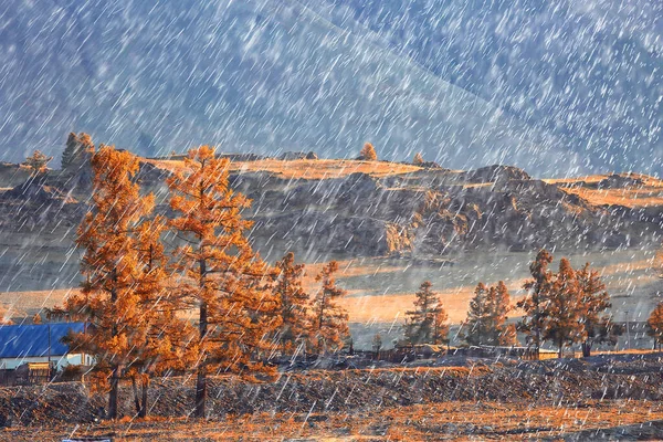 autumn landscape nature rain drops weather wet outdoor landscape view autumn weather