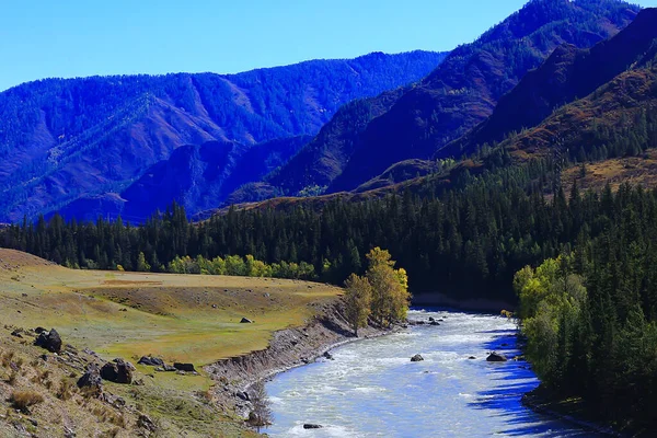 Altai Hora Krajina Hory Pozadí Pohled Panorama — Stock fotografie
