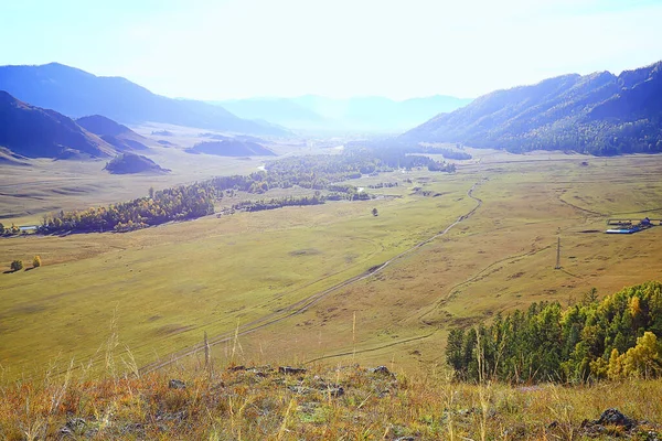 Altaï Montagne Paysage Montagnes Fond Vue Panorama — Photo